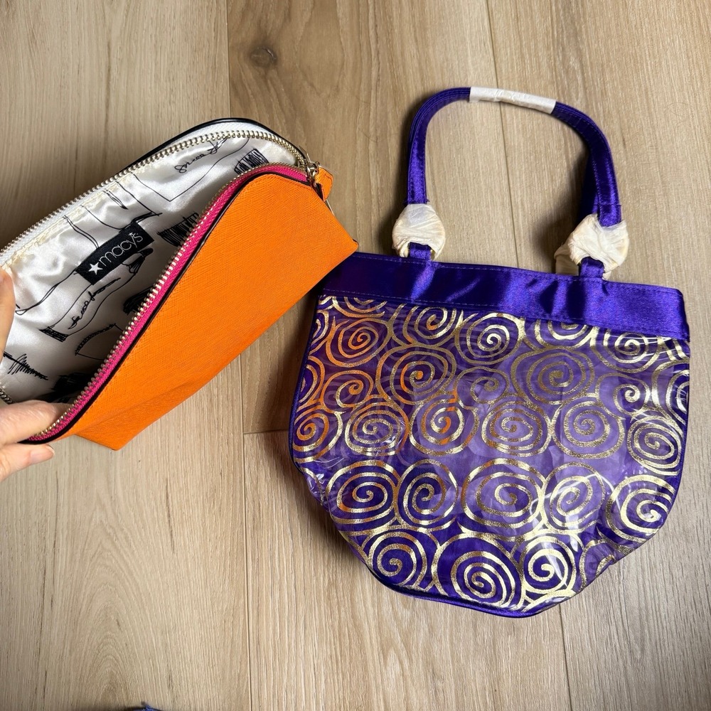 2 Macys makeup bags‎ vintage